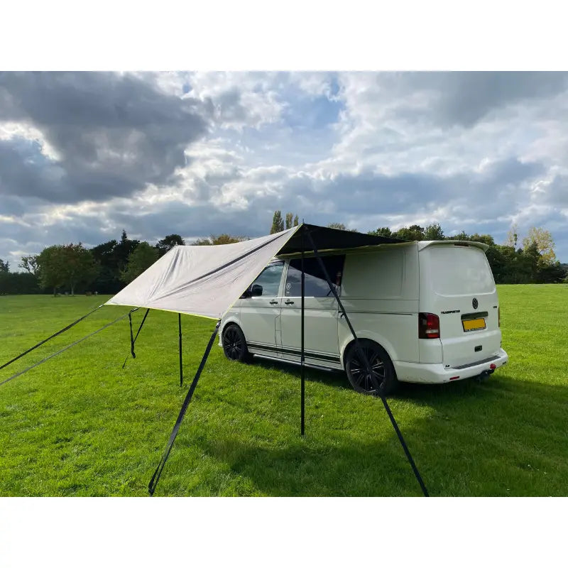 Olpro Multi Shade Campervan Canopy Charcoal and Lime