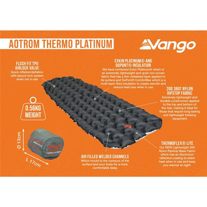 Vango Aotrom Thermo Platinum Sleeping Mat