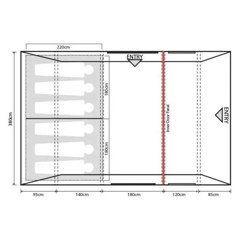 Outdoor Revolution Atom 600 Air Tent + Footprint
