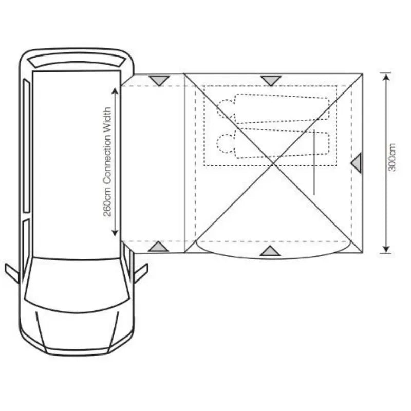 Outdoor Revolution Cayman DT Driveaway Awning