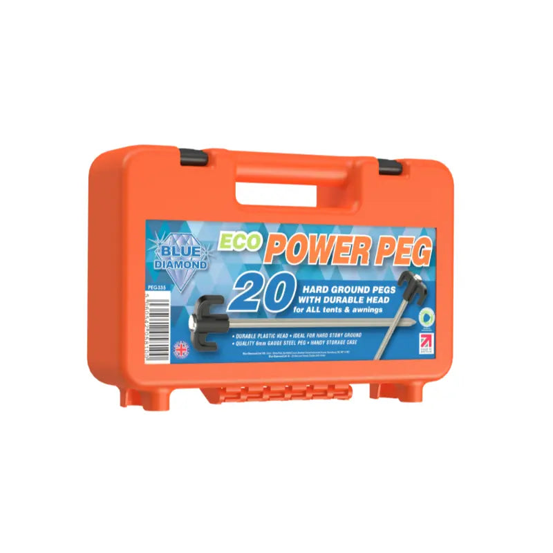 Outdoor Revolution Eco Power Peg (Case of 20) Orange Box