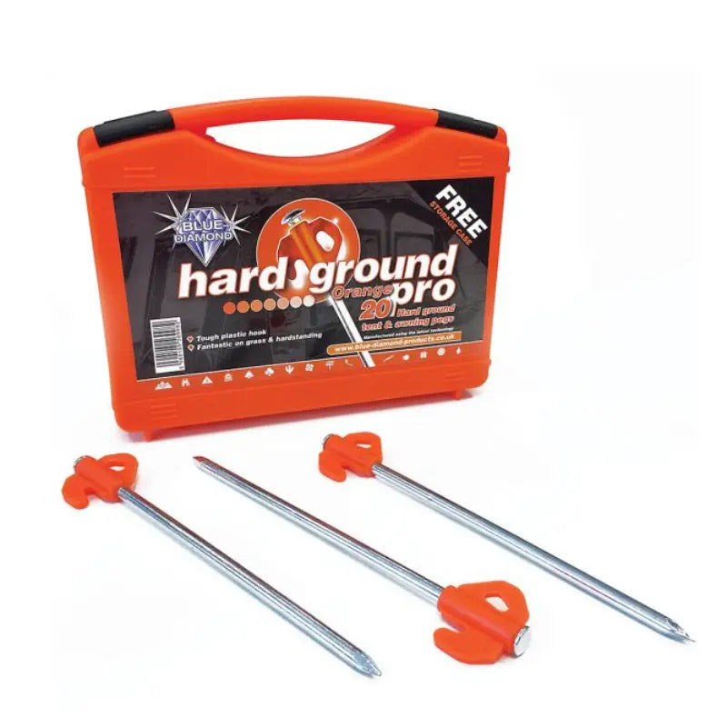 Outdoor Revolution Hard Ground Promo Pegs - Orange (case of 20)