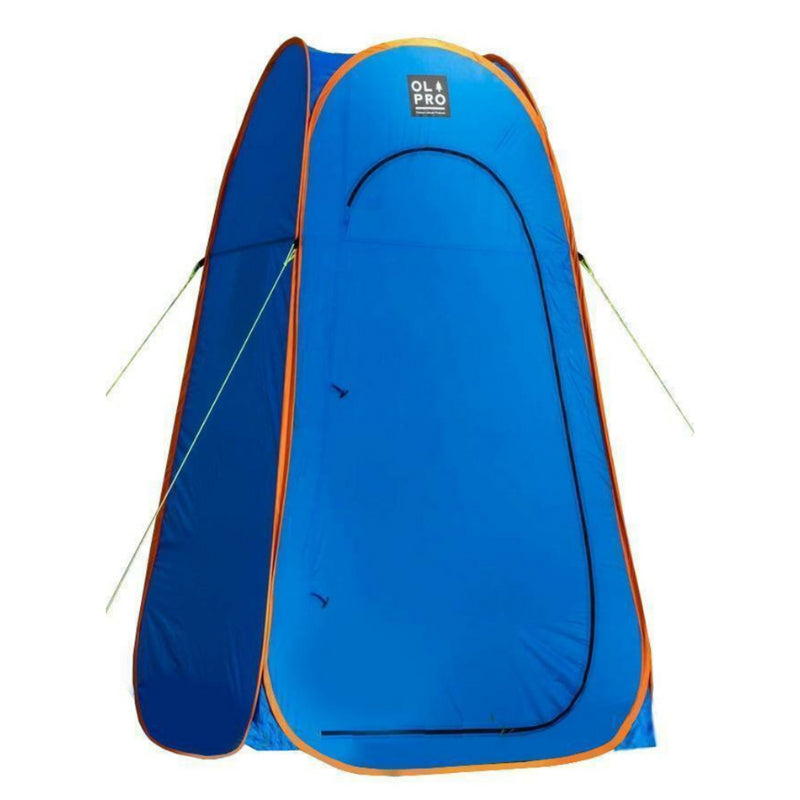 Shower/ Utility Tent (Zipped Base) - Blue