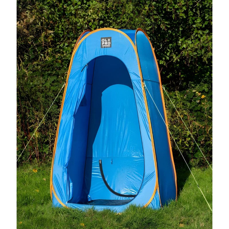 Shower/ Utility Tent (Zipped Base) - Blue