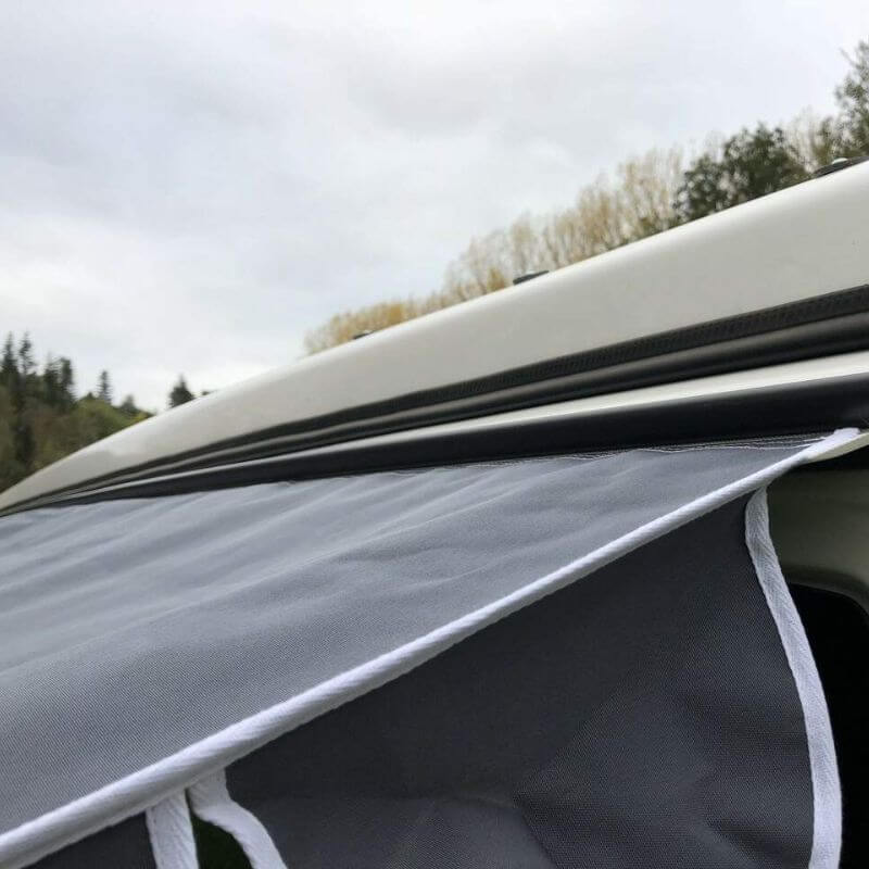 Retro Shade Camper Van Canopy - Charcoal