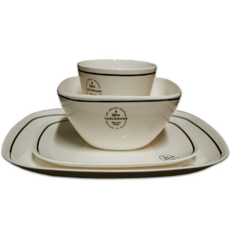 Signature Square Melamine Set (8 Piece)
