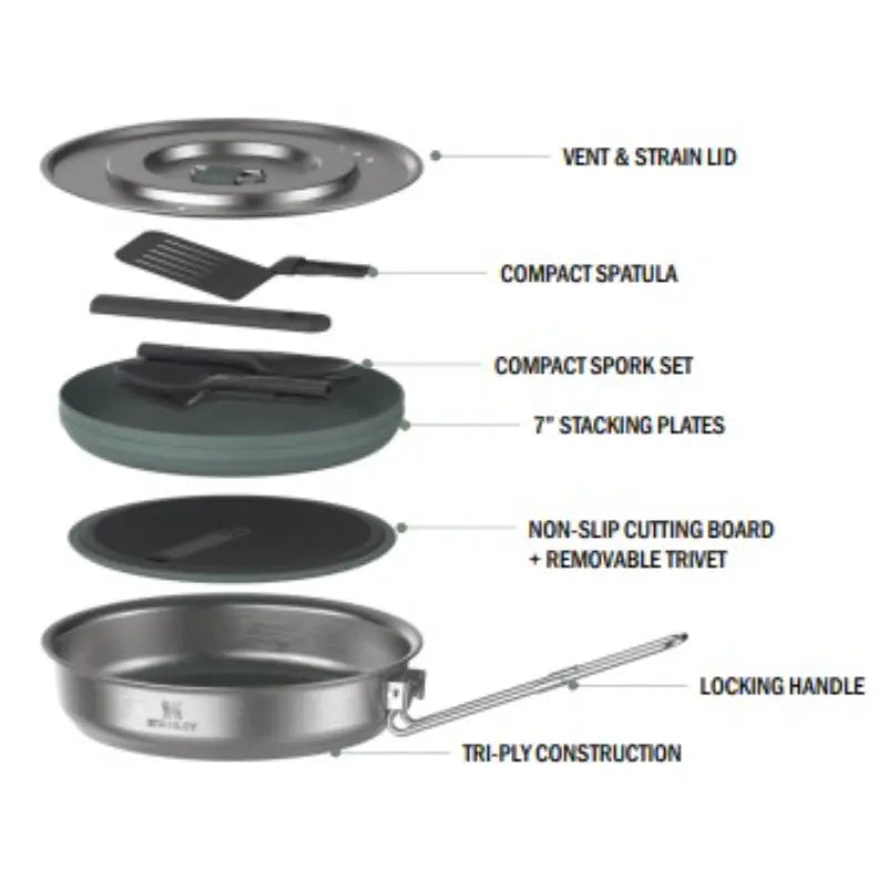 Stanley Wildfare Core Fry Pan Cookset