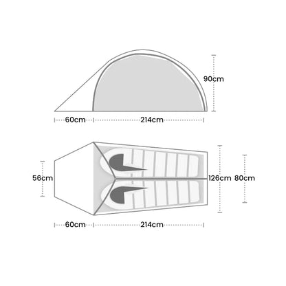 Terra Nova Solar Photon 2 / Solar Ultra 2 Footprint