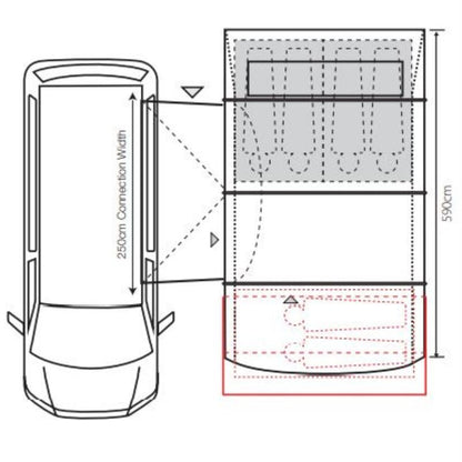 Outdoor Revolution Cayman Cacos SL PC  Awning