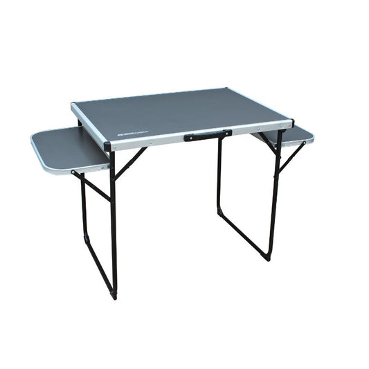 Outdoor Revolution Alu Top Camping Table (130 x 60cm) with folding side tables Alu Top