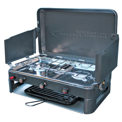 Outdoor Revolution Twin Burner Gas Stove & Grill