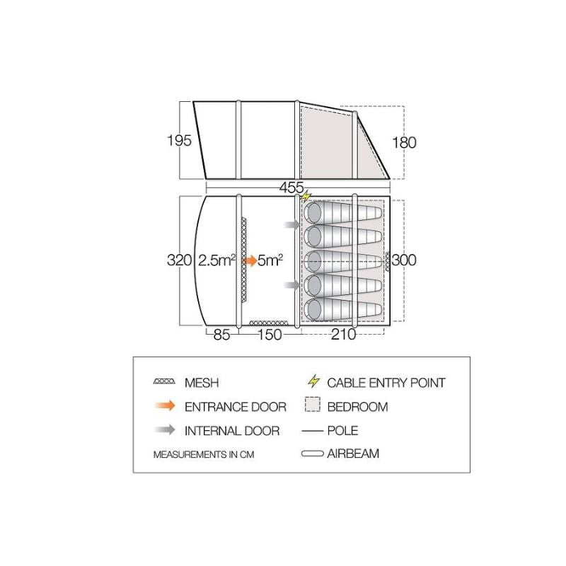 Vango Avington Flow Air 500 Tent