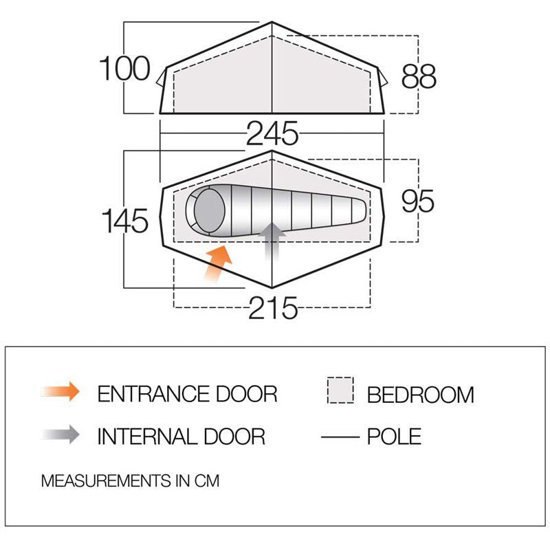 Vango Apex Compact 100 Tent (2023)