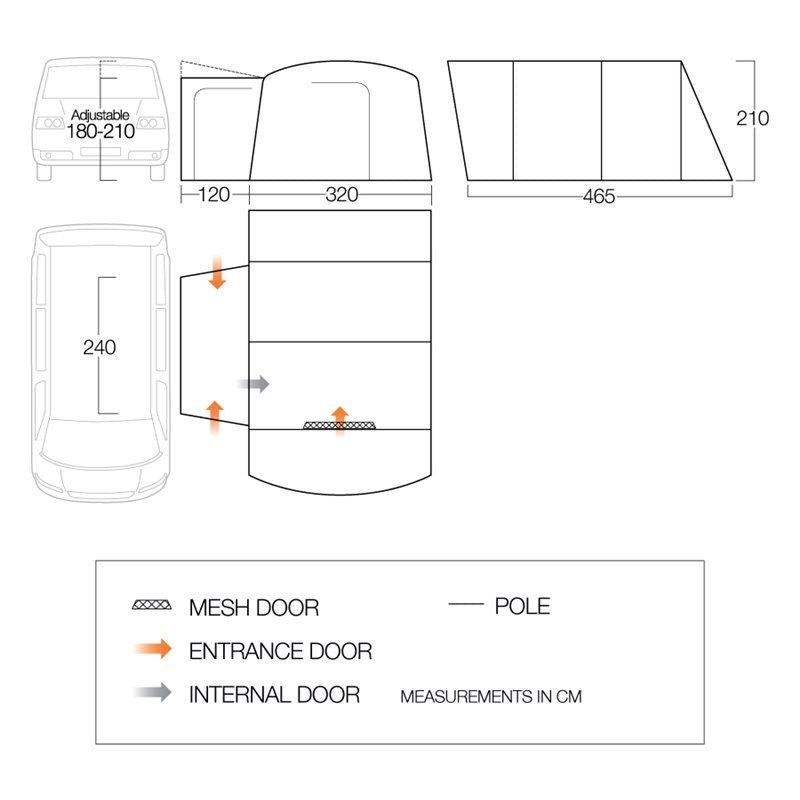 Vango Galli Low Awning