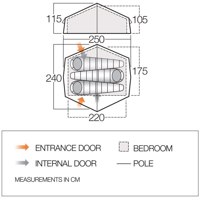 Vango Apex Compact 300 Tent (2023)