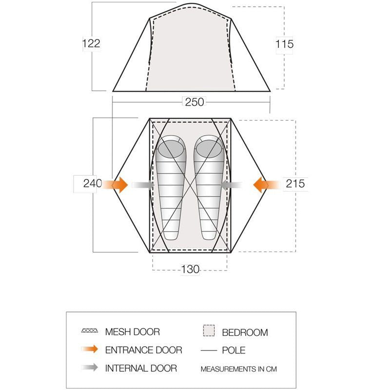 Vango Tryfan 200 Tent