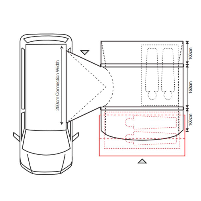 Outdoor Revolution Cayman Curl Air Awning