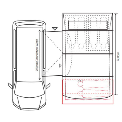 Outdoor Revolution Cayman Curl XLE F/G Awning