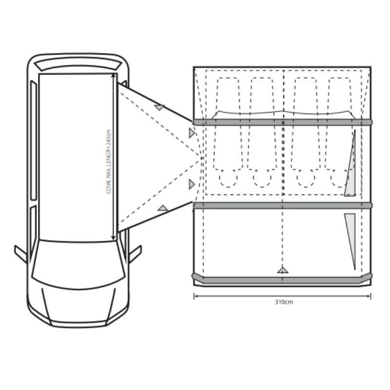 Outdoor Revolution Movelite T3E Awning