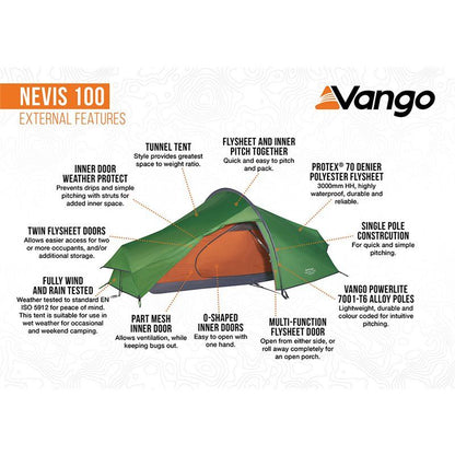 Vango Nevis 100 Tent (2024)