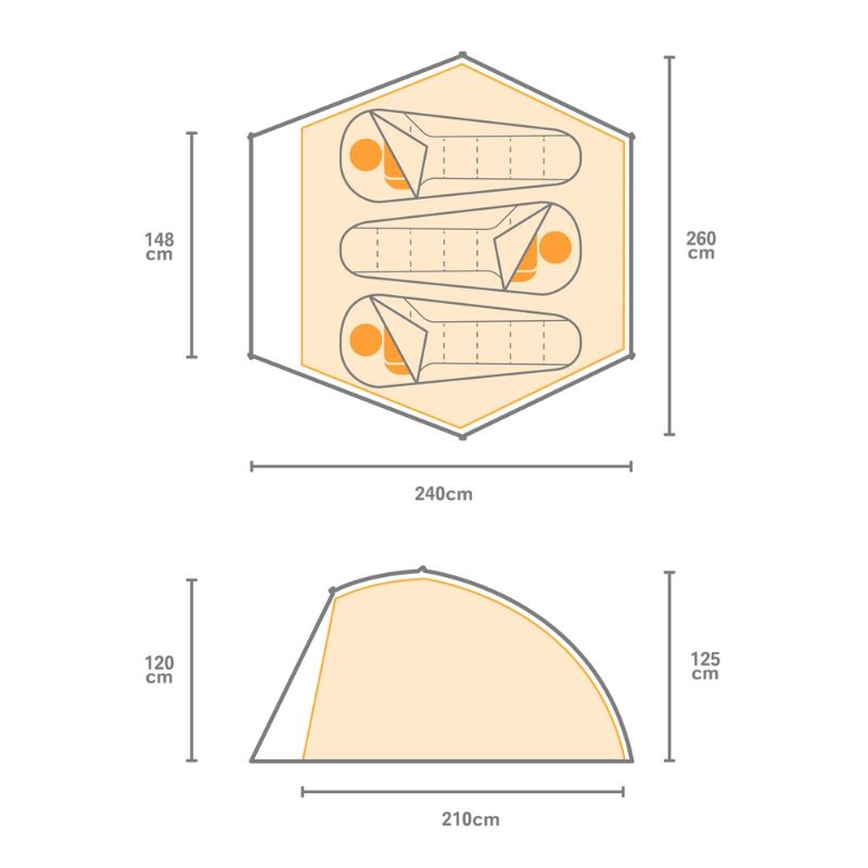 Regatta Montegra Geo 3 Tent