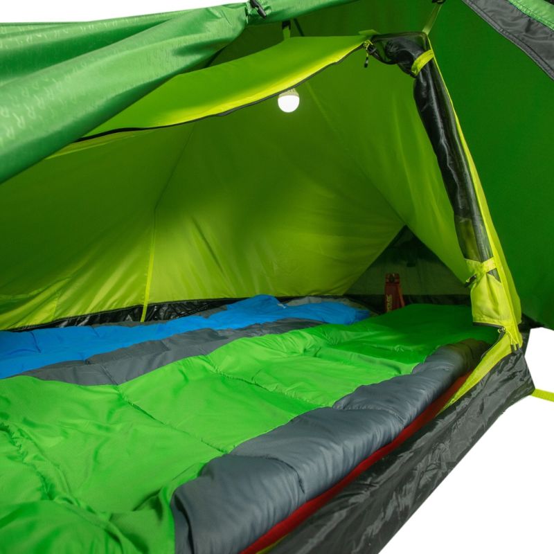 Tienda De Campaña Regatta Montegra Para 4 Personas | Túnel Ligero Y Rápido De Montar | Impermeable 5000 Mm | Incluye Porche