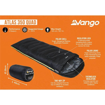 Vango Atlas 350 Quad Sleeping Bag