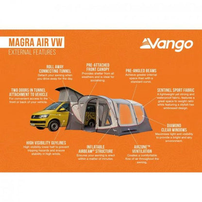 Vango Magra Air Low Driveaway Awning 180-195cm