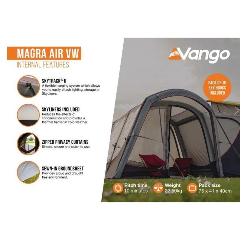 Vango Magra Air Low Driveaway Awning 180-195cm