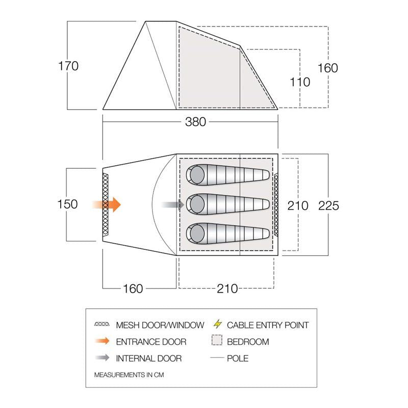 Vango Tiree 350 Tent