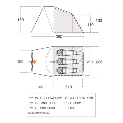 Vango Tiree 350 Tent