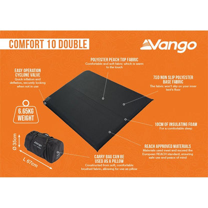 Vango Comfort Double 10 Self Inflating Mattress