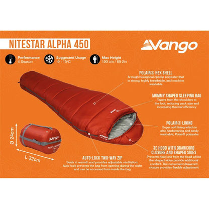 Vango Nitestar Alpha 450 Sleeping Bag