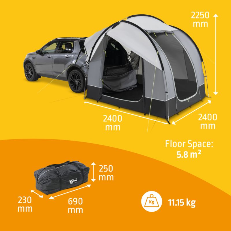 Kampa Tailgater Awning (Includes FREE carpet)