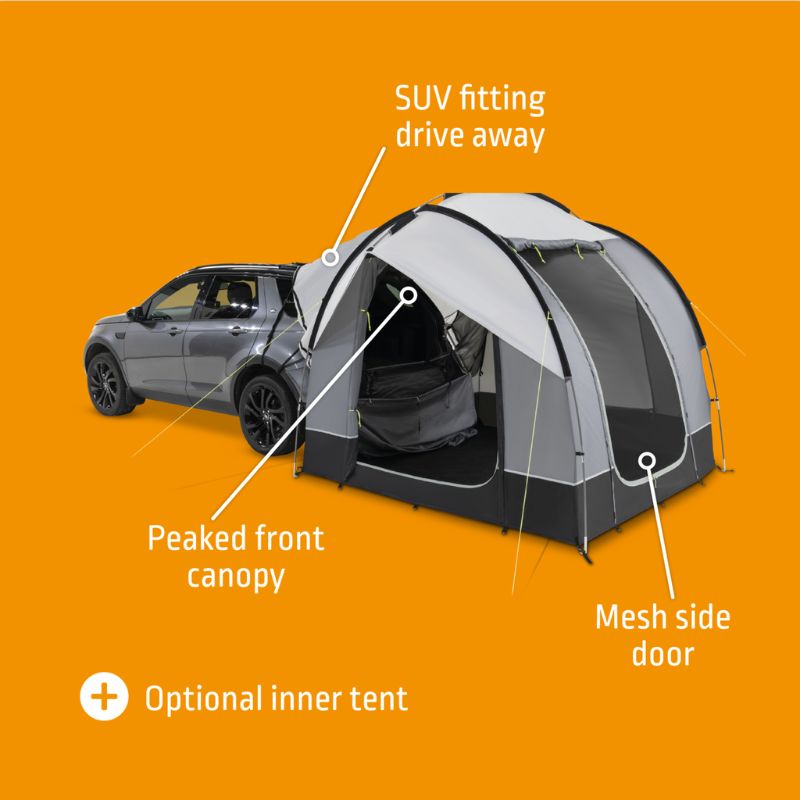 Kampa Tailgater Awning (Includes FREE carpet)