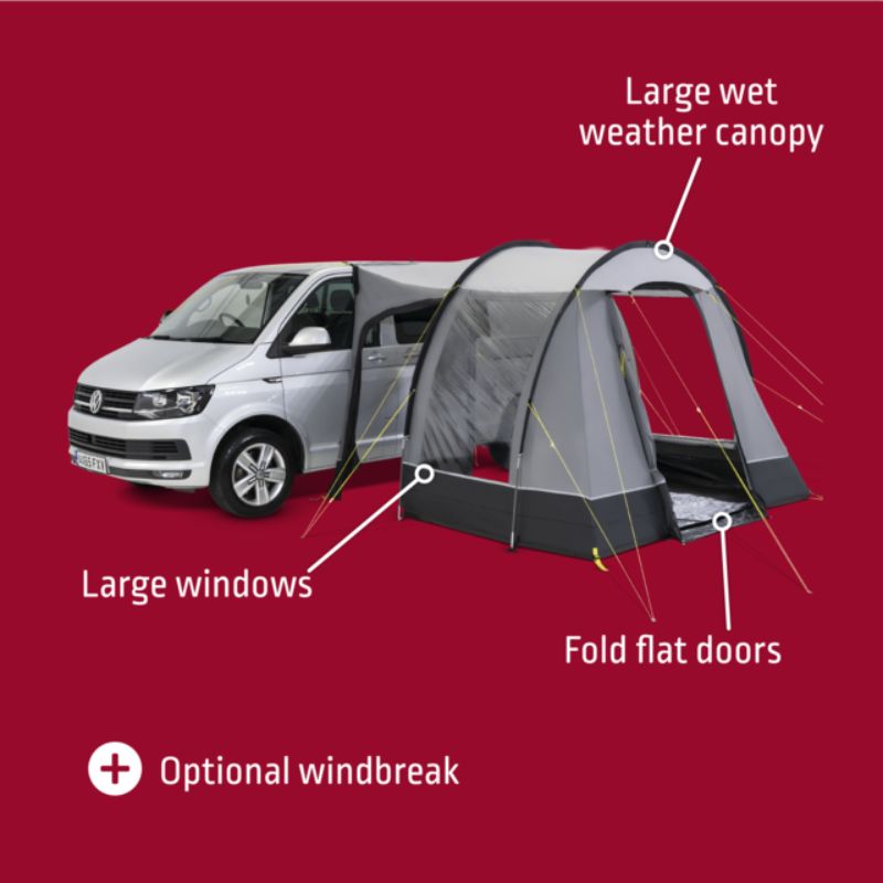 Kampa Trip Awning (Includes FREE carpet & footprint)