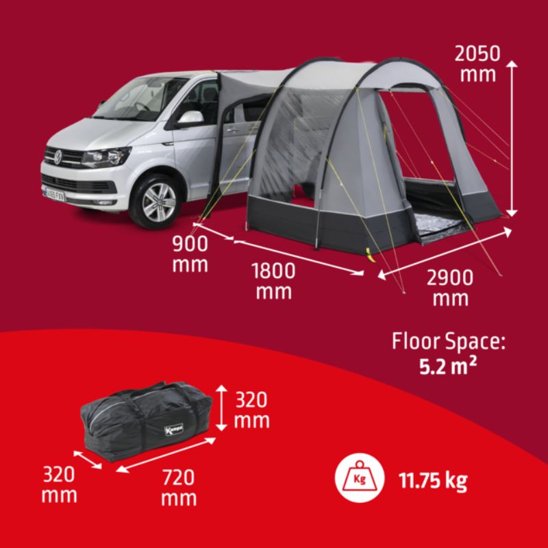 Kampa Trip AIR Awning (Includes FREE carpet)