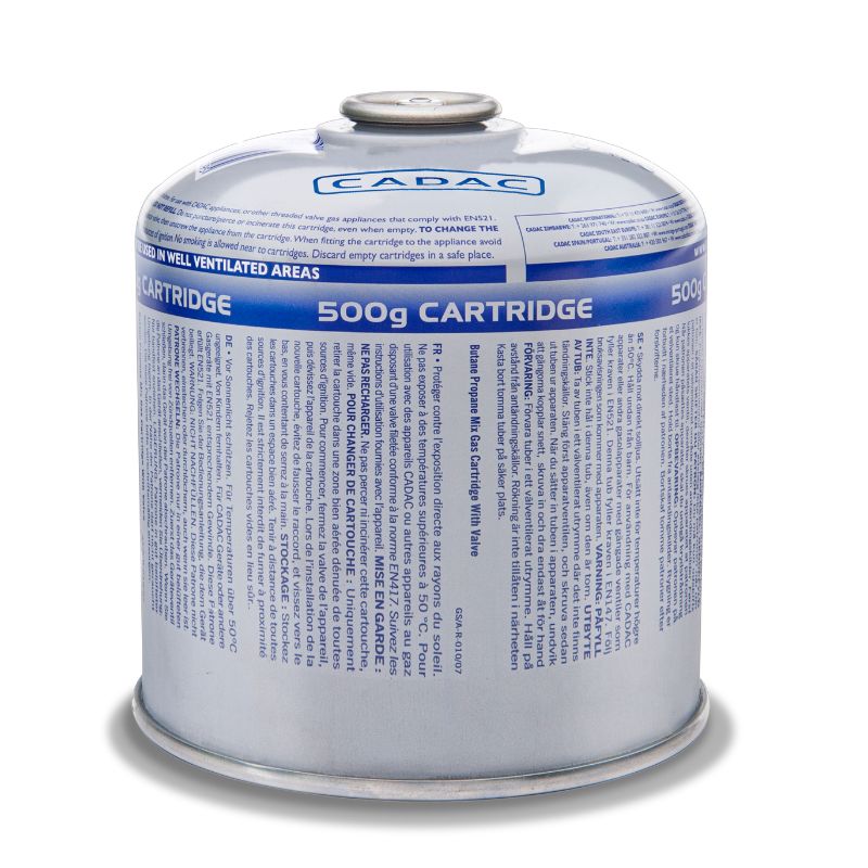 Cadac Threaded Valve Gas Cartridge 500G