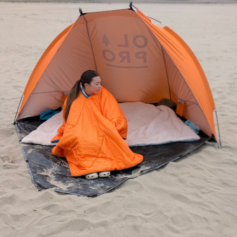 Blanko Outdoor Reversible Camping Blanket (Verdant Blaze)