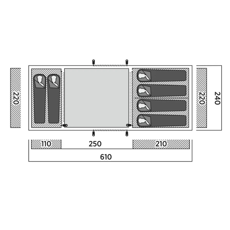 Easy Camp Leka Twin 6 Tent