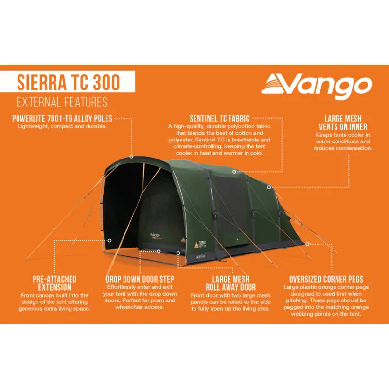 Vango Sierra TC 300 Tent
