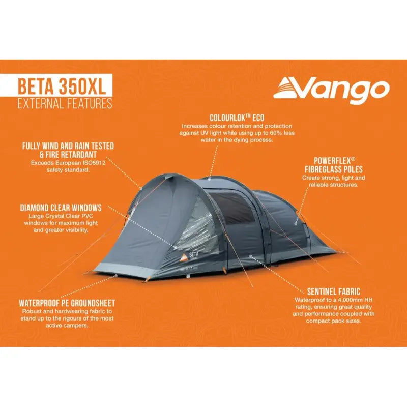 Vango Beta 350XL Tent Outcamping