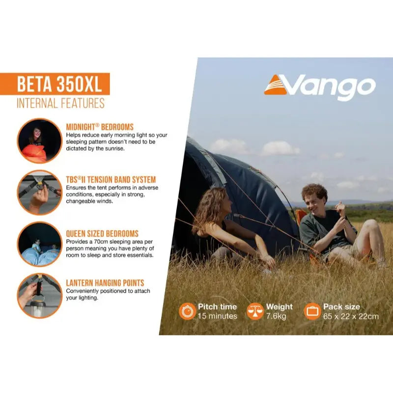 Vango Beta 350XL Tent Outcamping