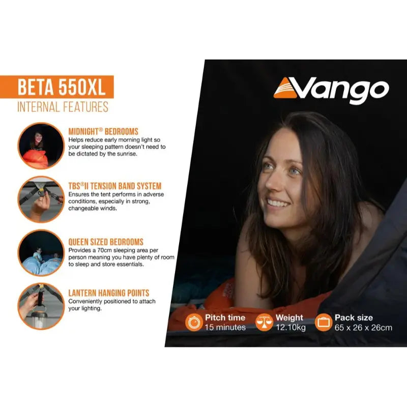 Vango Beta 550XL Tent