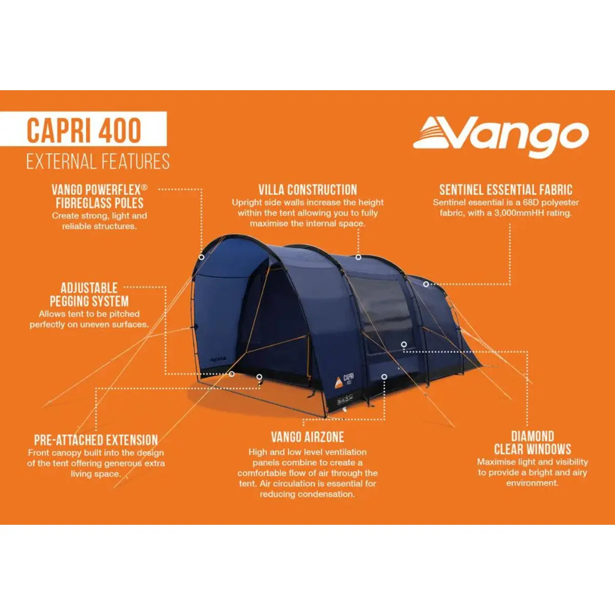 Vango Capri 400 Tent