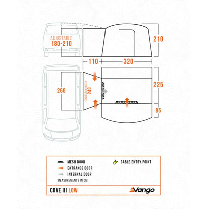 Vango Cove III Low Drive Away Awning