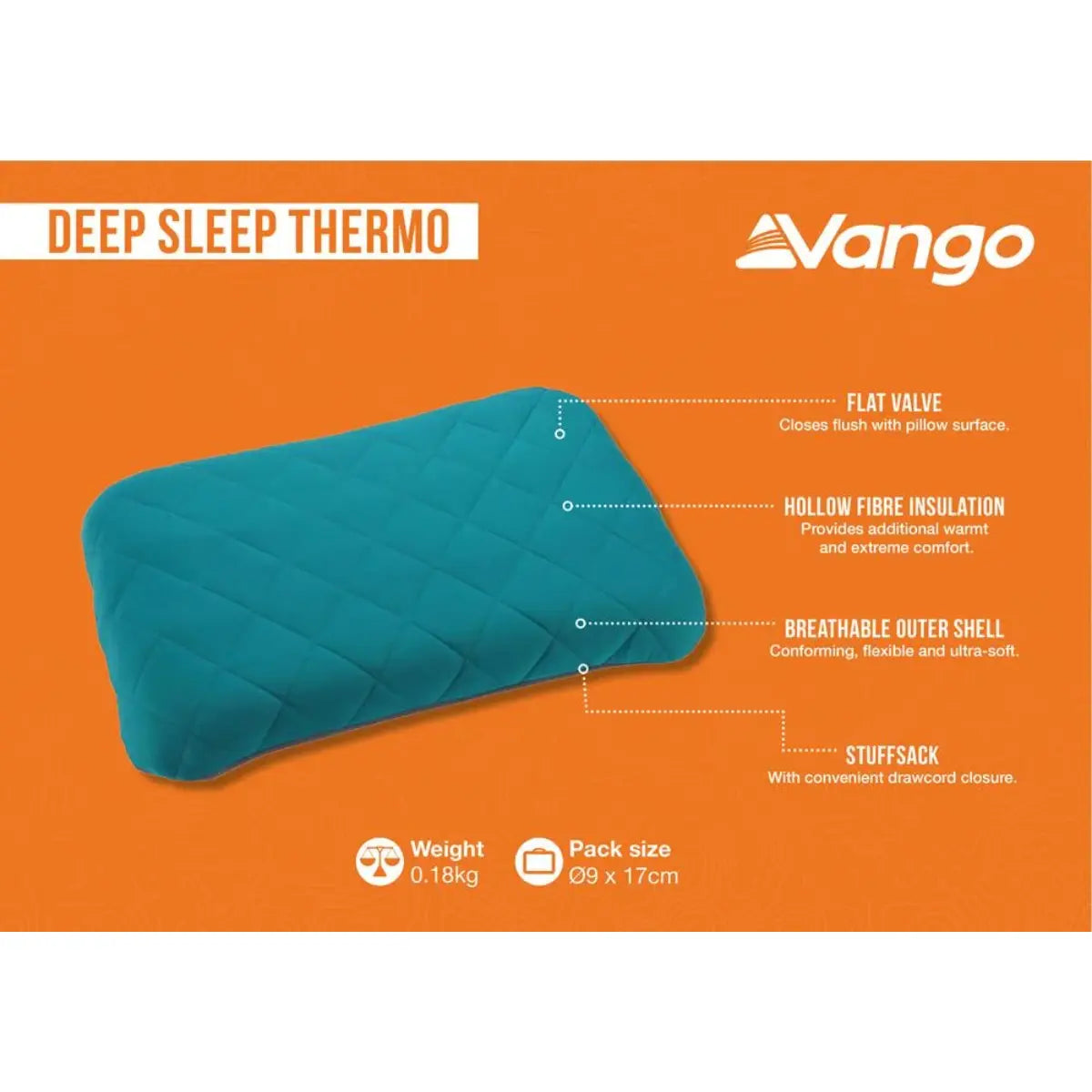 Vango Deep Sleep Thermo Pillow ACSDSTHER000001