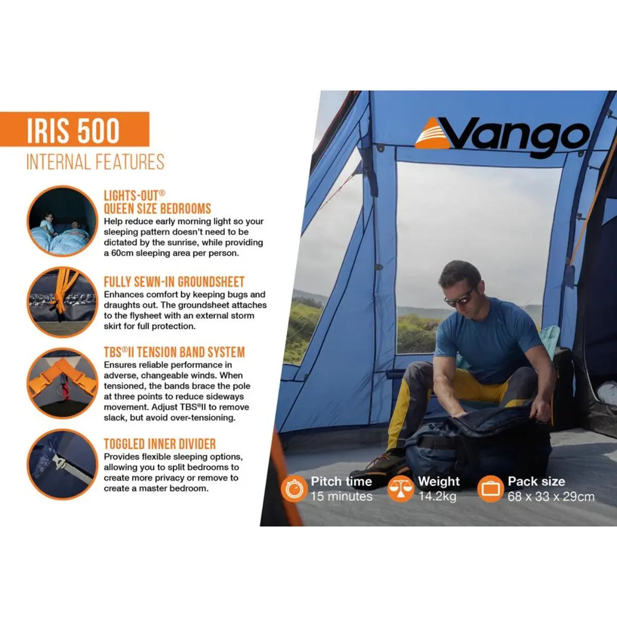 Vango Iris 500 Tent