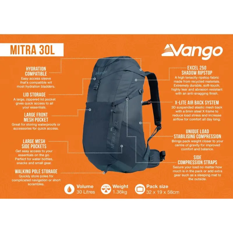 Vango Mitra Air 30L Rucksack