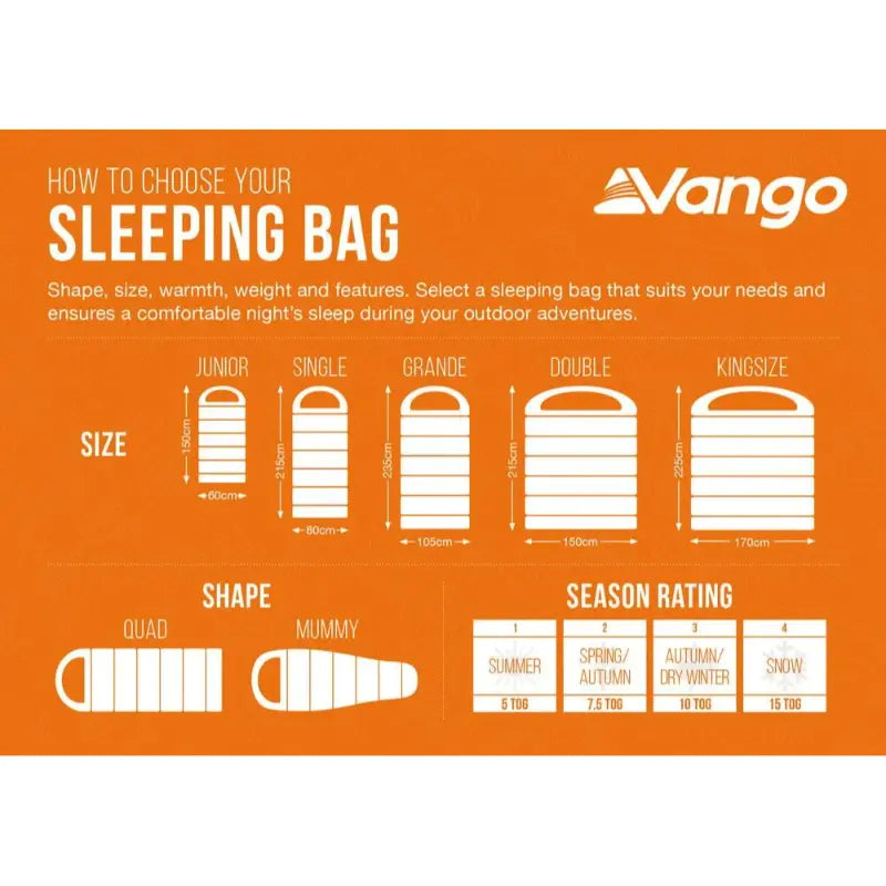 Vango Polaris Single Sleeping Bag Outcamping